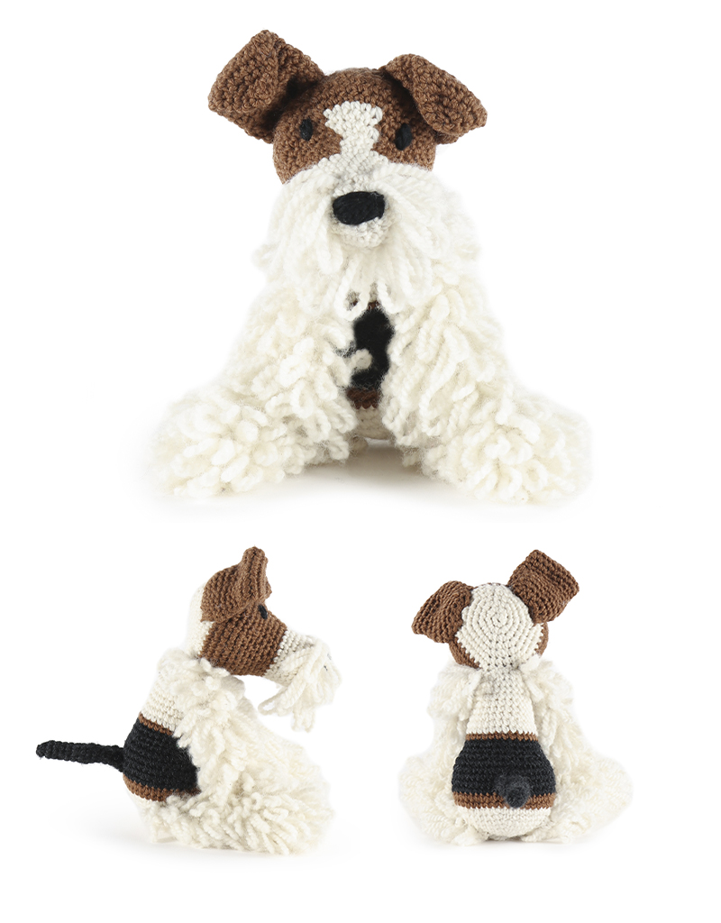 toft brandon the wire fox terrier amigurumi crochet animal